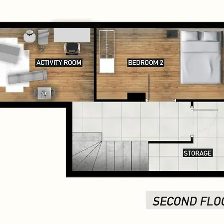 Stylish Triplex In The Heart Of Apartment *