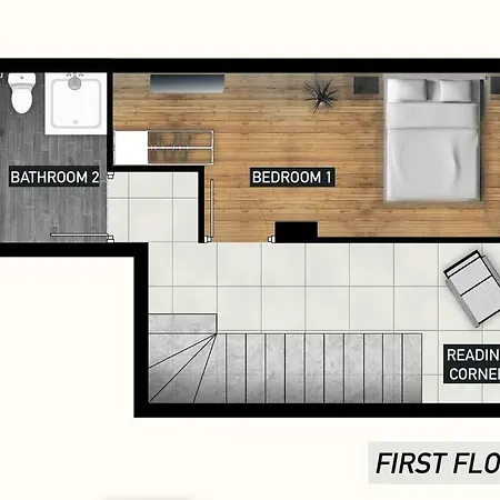 Stylish Triplex In The Heart Of Apartment Izmir